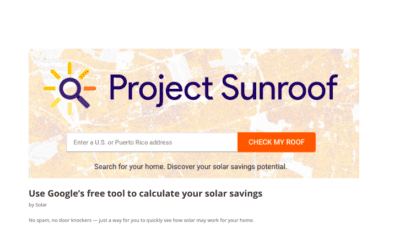 Use Google’s free tool to calculate your solar savings